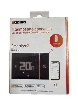 BTicino SXG8002   Intelligenter WLAN-Thermostat Smarther2 mit Netatmo, Unterputz