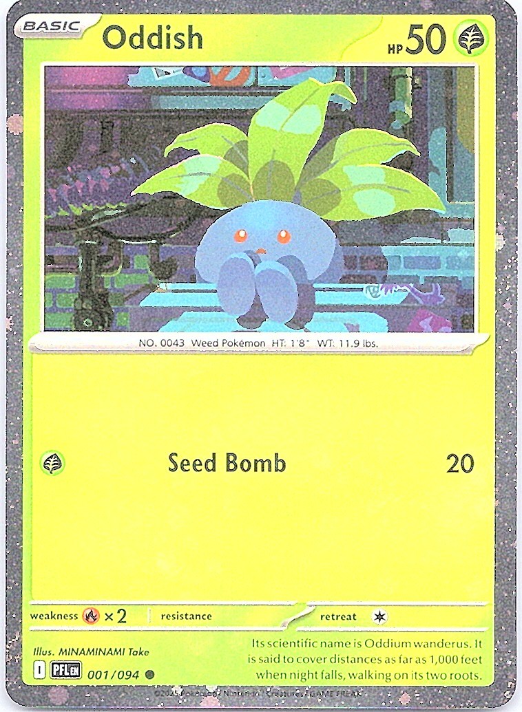 Oddish (Cosmos Holo) Holo Common Miscellaneous Cards & Products 001/094 NM