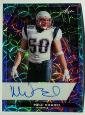 2026 Leaf Metal Mike Vrabel Auto Autograph Scope Blue On Card #d 5/5