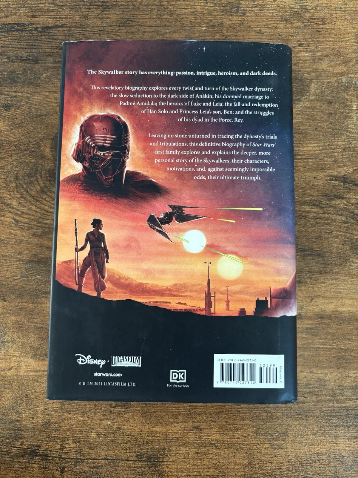 Star Wars Skywalker A Family at War HC 1st Edition 2021 Kristin Baver Book