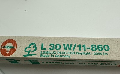 OSRAM LUMILUX PLUS ECO L 30W/11-860 T8 Leuchtstoffröhre 90 cm G13 
