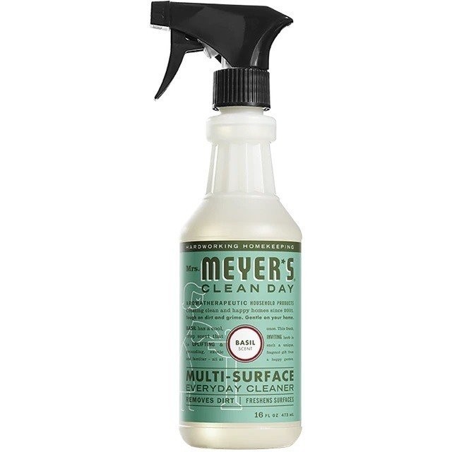 Mrs Meyers Clean Day Универсальное чистящее средство для ежедневных поверхностей с базиликом, жидкость, 16 унций
