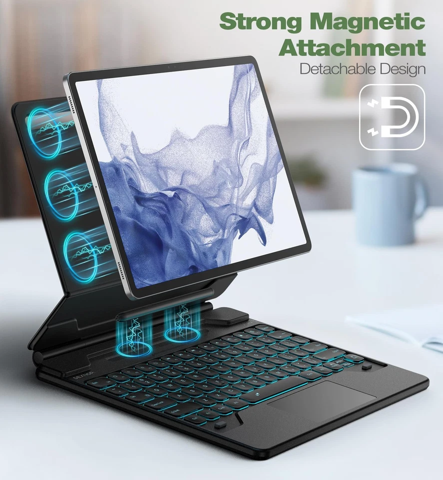 for Samsung Galaxy Tab S10+ Plus/S9+ Plus/S9 FE+ Plus/S8+ Plus/S7+ Plus/S7 FE... - Image 3 of 4