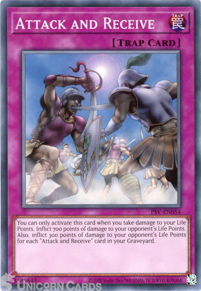 PSV-EN054 Attack and Receive :: Common 25th Anniversary Edition Mint YuGiOh Card