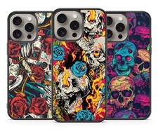 Sale New Design Sugar Skull Fullcolor Cover Samsung Galaxy iPhone Series CASE