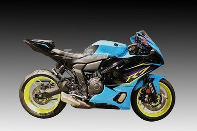 TechSpec Gripster Tank Grip Pads - YAMAHA R7 (2026-Current) - Snake Skin