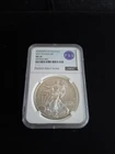 2017-W $1  Burnished American Silver Eagle Premier Select Series NGC MS 70 .999