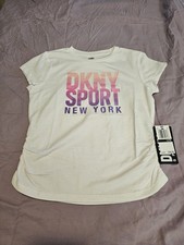 Dkny Camiseta Manga Corta Abullonada Blusa Dkny Jeans Manga Al