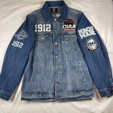 CIAA Collegiate Luxe Denim Jacket Men LG HBCU Made Live The Legacy Baltimore
