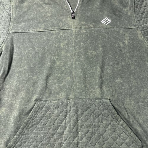 Vintage 1996 Enyce Short Sleeve Hoodie Green Y2K Hip Hop Skateboarding Medium - Picture 11 of 14