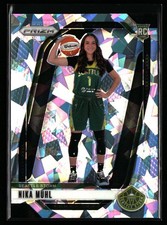 Nika Muhl 2024 Panini Prizm WNBA #146 Ice Prizms Rookie Seattle Storm