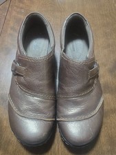 Clarks Ashland Indigo Pewter Slip On Shoes-Size 8