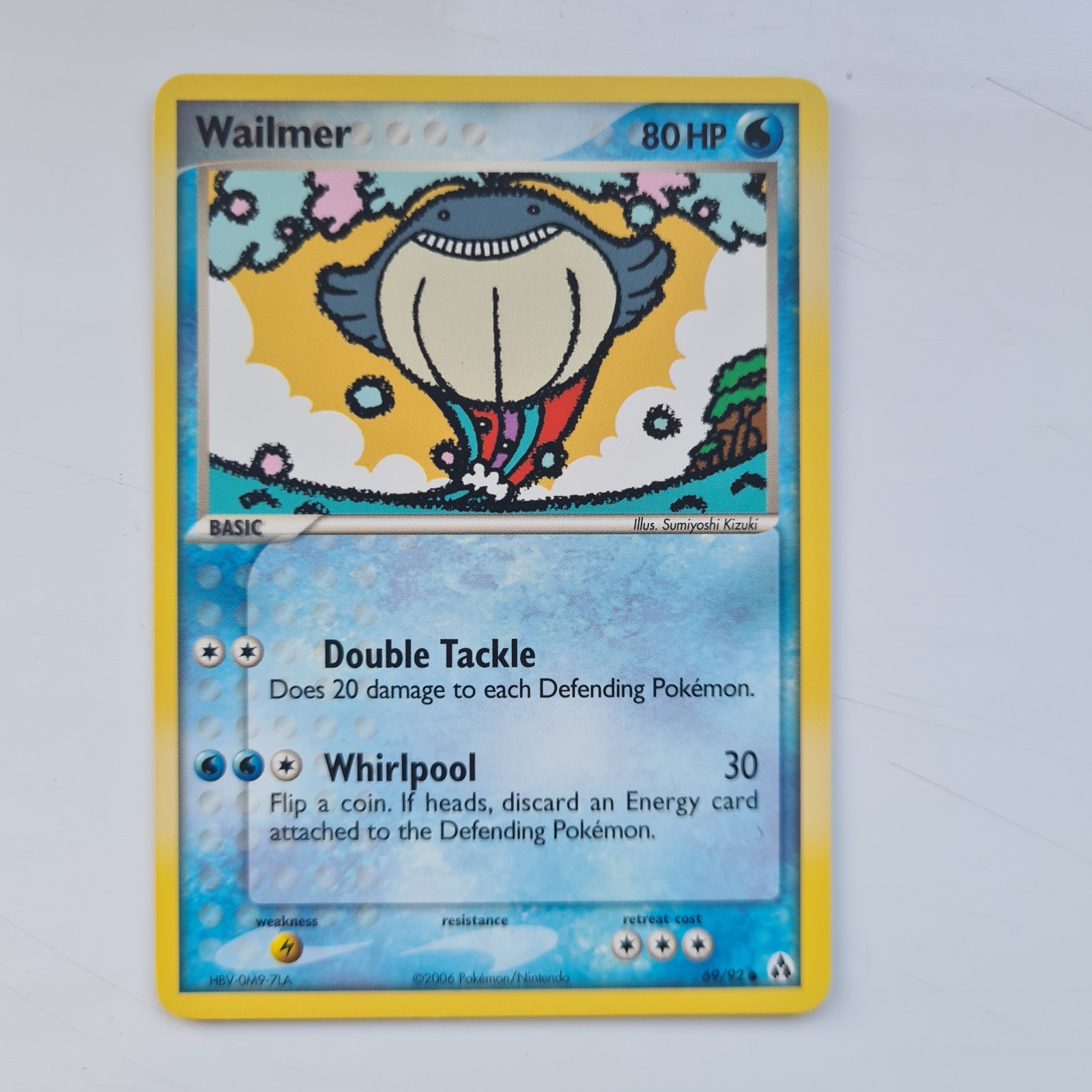 Wailmer 69/92 Common EX Legend Maker Pokemon Card 2006 NM