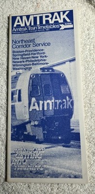 ÖFFENTLICHER FAHRPLAN AMTRAK NORDOSTKORRIDOR FEBRUAR 1981