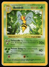 Beedrill (Shadowless Unlimited) Base 17/102 HP on eBay