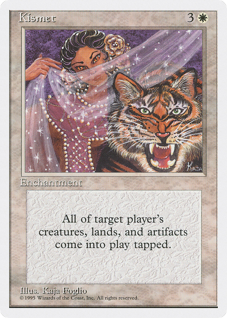 Kismet (MP) Fourth Edition 4ED Magic MTG