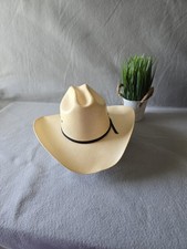 Renegade 20X Straw Cowboy Hat Sz 7 1/8 Western Rodeo Genuine Shantung Panama