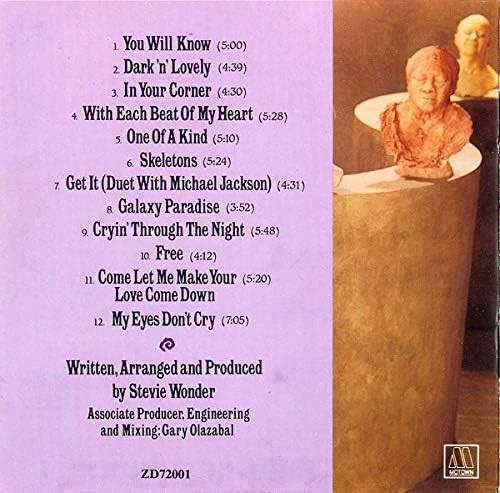 Stevie Wonder Characters (1987) (CD) (UK IMPORT) - Image 2 of 2