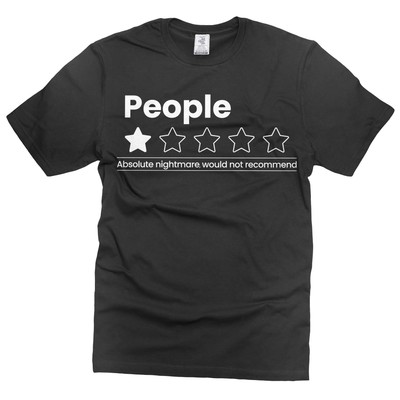 Funny Introvert Shirt People Not Recommend T-Shirt Anti Social Person Gift Tee