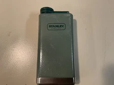 STANLEY 8 oz POCKET FLASK Stainless Steel Green BPA-free Leakproof