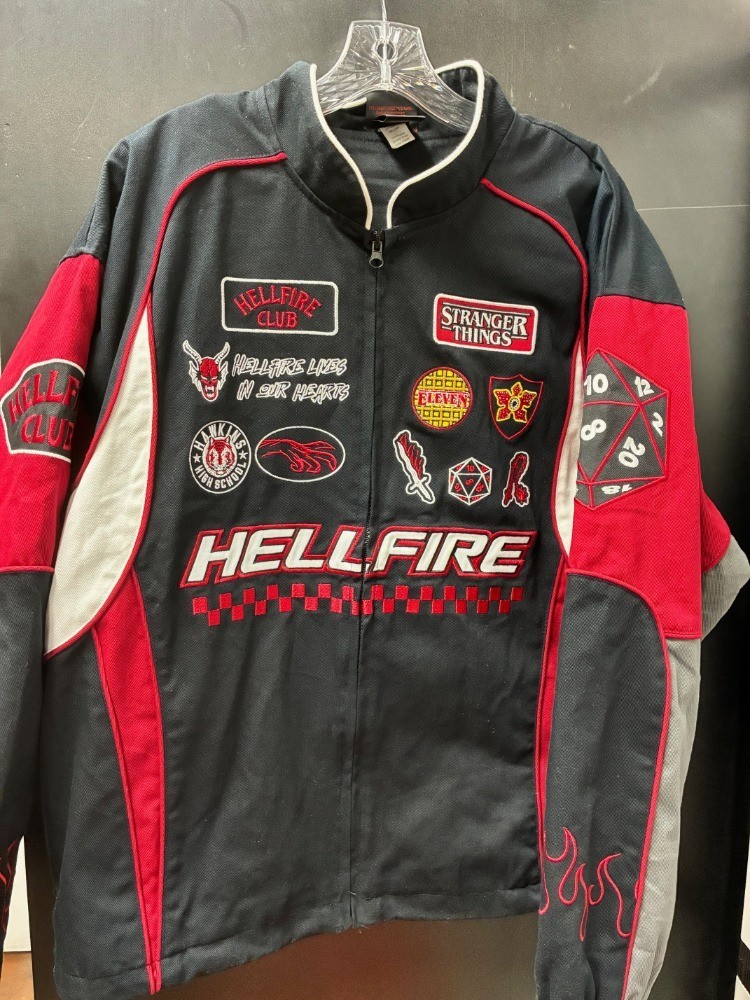Men's Varsity Jacket Stranger Things Hellfire Clu… - image 1
