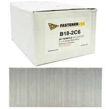 2" BRAD NAILS 18GA GALV 30,000ct | B18-2C6