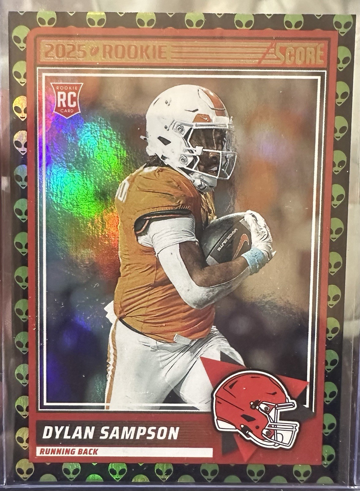 2025 Score - Rookies Dylan Sampson #52 (RC) Extraterrestrial Alien Emoji SSP