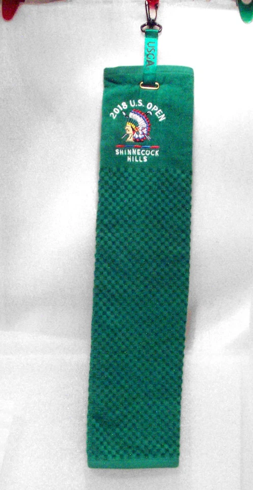 Toalla de mano verde torneo de golf Shinnecock Hills 2018 US Open USGA Members Foto 2 de 4
