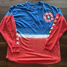 Camisa Legendaria Manga Larga Capitán América Universal Studios