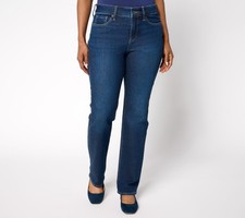 NYDJ Marilyn Straight Leg Jean - 30" Inseam Riverbridge 10 New