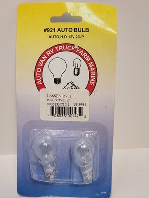2 X 12v W16W 16W 955 921 t15 clear bulbs back-up reverse wedge capless