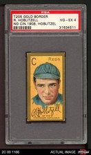 1911 T205 Doc Hoblitzell xCIN Reds RARE VARIATION PSA 4 - VG/EX