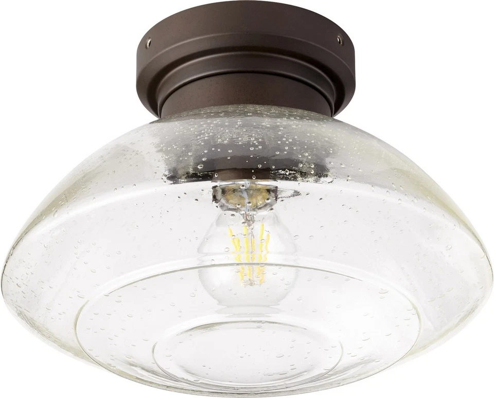 Quorum Windmill 11" Indoor/Outdoor Ceiling Fan Light Kit in Oiled Bronze - Image 2 of 2