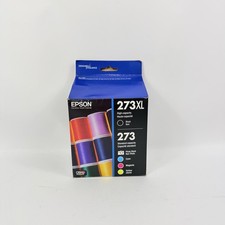 Epson 273XL / 273 -Printer Ink Cartridge Combo Pack T273XL-BCS 02/24 NEW GENUINE