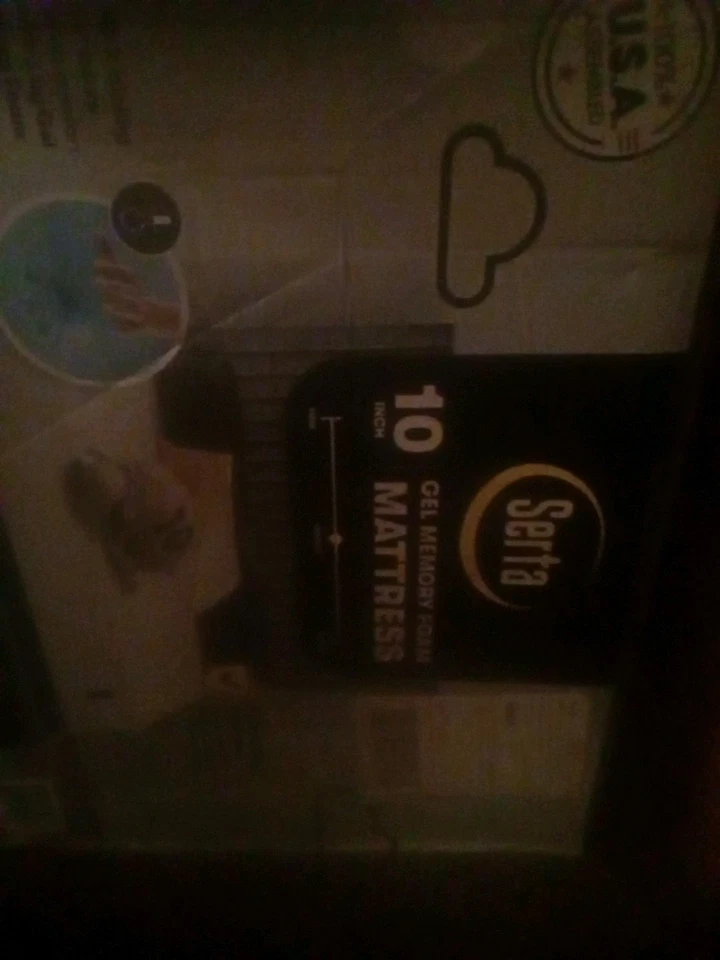 Colchón cama de refrigeración Serta de 10 pulgadas hecho en EE. UU.... Colchón de gel... Foto 2 de 4