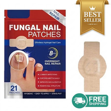 21 Pcs Fungal Nail Patches - Extra Strength Toenail Fungus Treatment Overnight