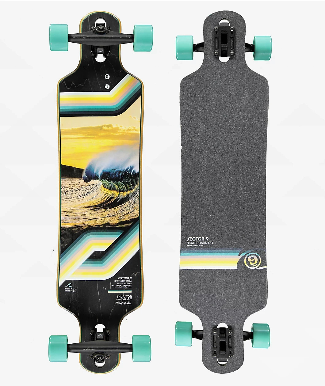 Sector 9 Bintang Bend 38" x 9.25" Longboard Cruiser Skateboa
