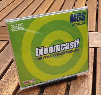 Bleemcast for Metal Gear Solid - Dreamcast compatible - PAL/NTSC - NEU in Folie!