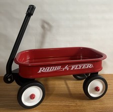 EUC Radio Red Flyer Metal Wagon Mini Small 12  x 7.5  x 5.5  Child  s Toy Clean