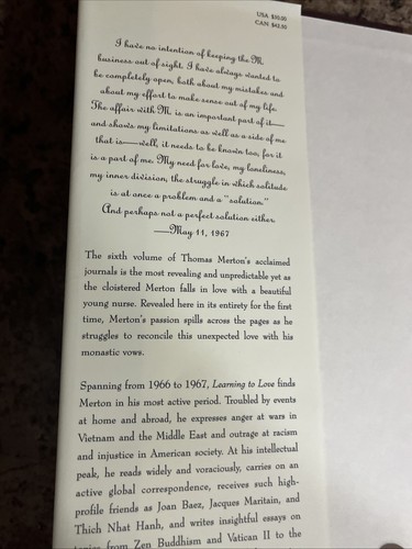 Learning to Love Thomas Merton Vol. 6 (First Edition, 1997, Hardcover) - Picture 5 of 7