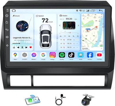 Car Stereo for Toyota Tacoma 2005 2015 Wireless CarPlay & Android Auto WiFi SWC