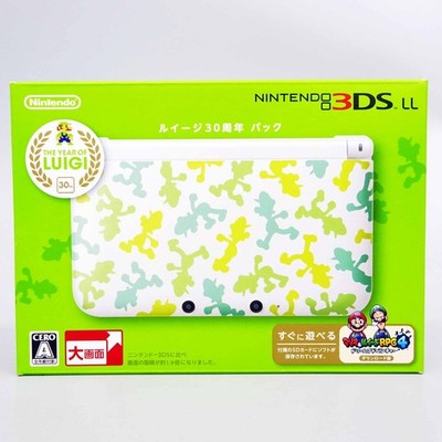 Nintendo 3DS LL Mario Brothers Luigi 30th Anniversary Edition