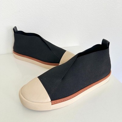 Mercedes Castillo Black Thana Slip-On Sneakers Bandage Sporty Women's US 8 EU 38