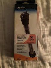 Aqueon Submersible Aquarium Heater 50 Watt for Up to 20 Gallon Tanks