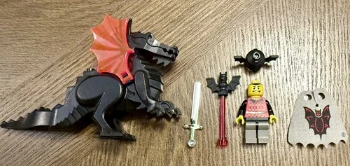 Lego Castle Fright Knights Set 6007 Bat Lord 100% complete vintage rare 1997