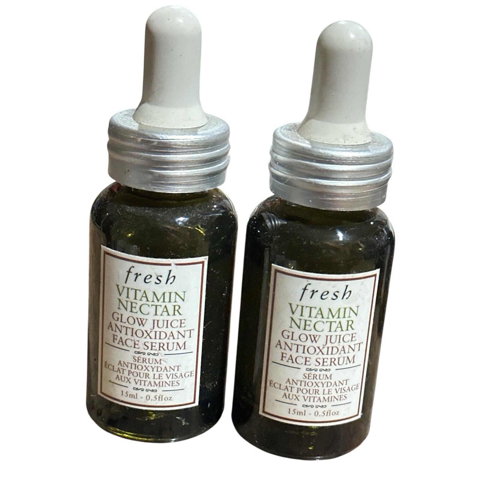 LOT of 2 fresh Vitamin Nectar Glow Juice Antioxidant Face Se