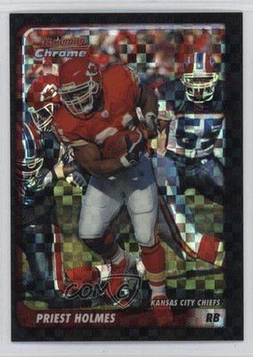 2003 Bowman Chrome X-Fractor 77/250 Priest Holmes #50 08r6