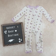 KYTE BABY Purple Butterfly Play Romper Size 6-12 Months