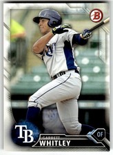 2016 Bowman #BP68 Garrett Whitley Prospects Tampa Bay Rays Baseball