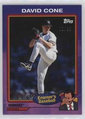 2024 Topps x Chris Berman Boomer's Baseball Purple 2/25 David Cone #23 1a83